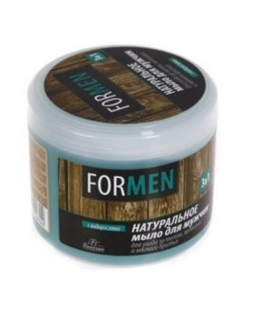 Floresan - naturalne mydło dla mężczyzn do pielęgnacji ciała, włosów i golenia "3 w 1" - zielona herbata, nagietek, rumianek, a